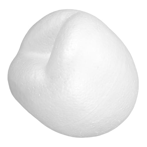Gadpiparty Weißes Schaumstoff Apfel Modell Leichtes Blankes Polystyrol Obst Modell für DIY Basteln Hochzeits und Partydekoration Blumenarrangements und Festliche Wohnaccessoires von Gadpiparty