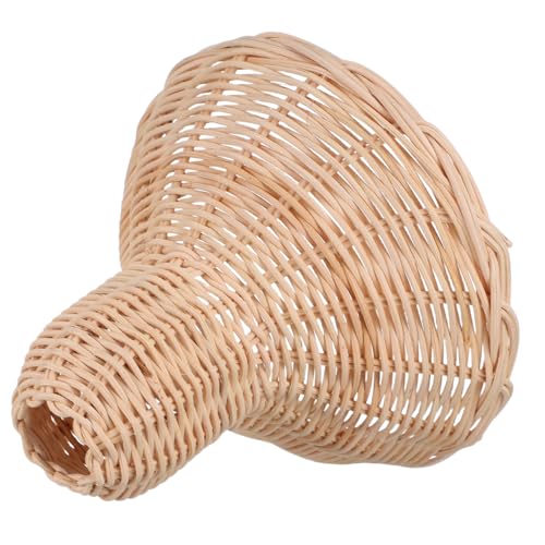 Gadpiparty Wicker Lampenschirm Handgefertigt Rattan Geflochtene Lampenabdeckung Für Tischleuchte Pendelleuchte Rustikaler Stil Mit Hervorragender Belüftung Und Einladender Atmosphäre von Gadpiparty