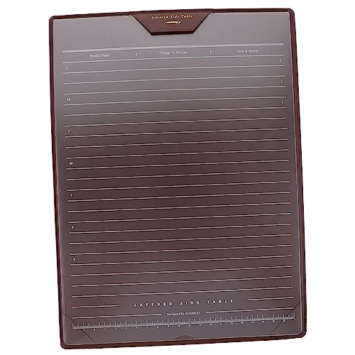 Gadpiparty Wirtschaftsbüro Dateibehörde Schreiben Schreibblock -Pads Polster für den Schreibtisch Desktop-Schutzunterlage Schreibtischzubehör Schreibtischpolster PU-Leder Kaffee von Gadpiparty