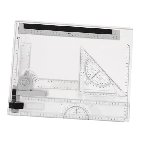 Gadpiparty Zeichenbrett Set mit Präzisen Skalen und Linealen Leichtes Tragbares Architektur und Zeichenbrett Dreieckigem Zeichenlineal für Skizzen und Technische Zeichnungen Gadpiparty Zeichenbrett Set mit Präzisen Skalen und Linealen Leichtes Tragbares Architektur und Zeichenbrett Dreieckigem Zeichenlineal für Skizzen und Technische Zeichnungen von Gadpiparty