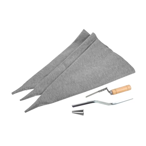 Gadpiparty Zement-spritzbeutel mit Metallspitze Reißfest und Auslaufsicher Schwerer Mörtelbeutel für Präzises Verfugen von Fliesen und Stein Robustes Baustellenwerkzeug Gadpiparty Zement-spritzbeutel mit Metallspitze Reißfest und Auslaufsicher Schwerer Mörtelbeutel für Präzises Verfugen von Fliesen und Stein Robustes Baustellenwerkzeug von Gadpiparty