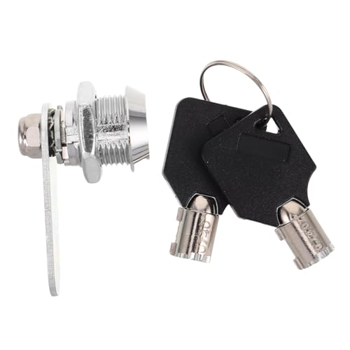 Gadpiparty Zinklegierung Nockenschloss Robustes Zylinderschloss mit Schlüssel Vielseitiges Ersatzschloss für Schrank Schublade Briefkasten Aktenschrank und Möbelhardware Einfache Montage Gadpiparty Zinklegierung Nockenschloss Robustes Zylinderschloss mit Schlüssel Vielseitiges Ersatzschloss für Schrank Schublade Briefkasten Aktenschrank und Möbelhardware Einfache Montage von Gadpiparty