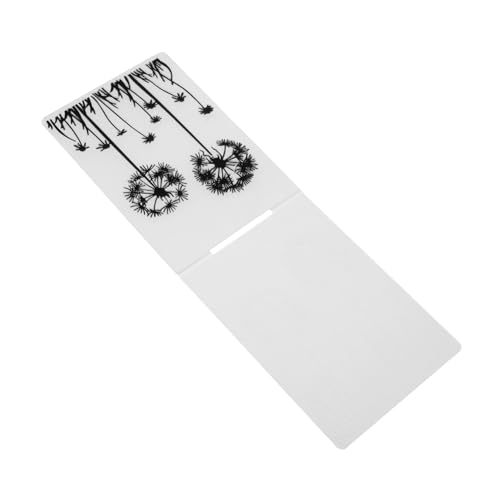 Gadpiparty geprägter Ordner Handwerk Karte farbig Sammelalbum Prägung Scrapbooking-Dekorvorlagen Kunststoffschablonen Formen Prägeform aus Kunststoff Prägeordner Prägeschablonen Plastik Weiß von Gadpiparty