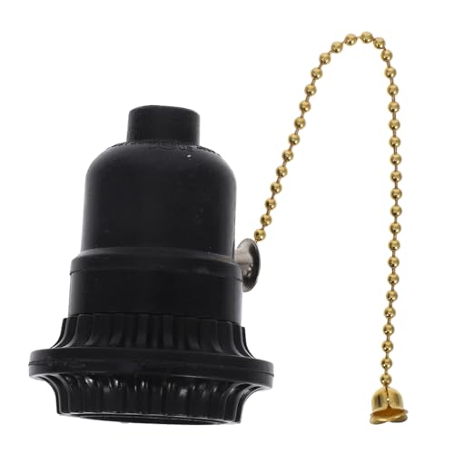 Lampenfassung mit Zugschalter Hochtemperaturbeständig Installieren für Tischlampen und Balkone Langlebiges Design von Gadpiparty