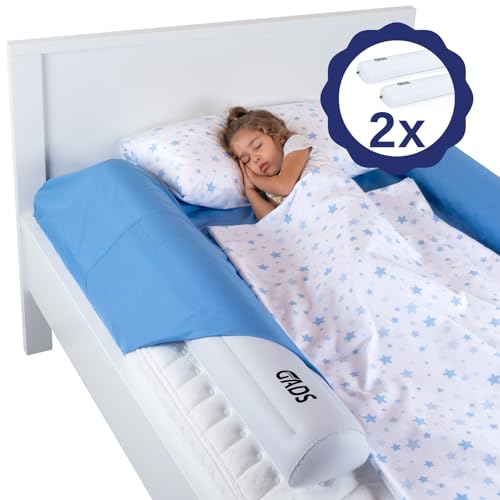 Gads Rausfallschutz Bett Reise [2er Set] - Aufblasbarer Rausfallschutz Kinder, Mobiler Rausfallschutz Aufblasbar, Rausfallschutz Aufblasbarer 121 cm von Gads