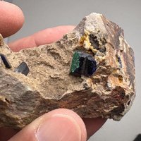 Azurit Kristall in Matrix - Marokko Azurit Kristall in Matrix - Marokko von GadsdenGem