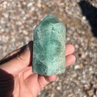 Green Fluorite Tower Obelisk Spitze Green Fluorite Tower Obelisk Spitze von GadsdenGem