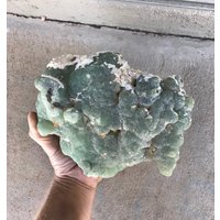 Großer Natürlicher Roh Prehnit Mit Etwas Epidot 4.288 Gramm von GadsdenGem