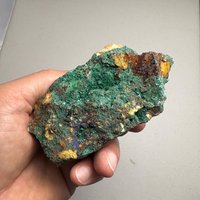 Malachit Mit Etwas Azurit Malachit Mit Etwas Azurit von GadsdenGem