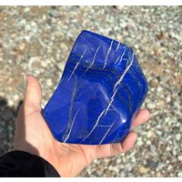 Polierte Lapis Lazuli Freeform Anzeige von GadsdenGem