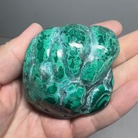 Polierter Malachit Mit Chrysokoll Polierter Malachit Mit Chrysokoll von GadsdenGem