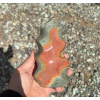 Polychrome Jaspis Freeform Flammenform von GadsdenGem