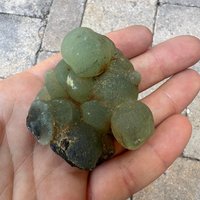 Prehnit in Botryoidform Mit Epidot Gruppe Prehnit in Botryoidform Mit Epidot Gruppe von GadsdenGem