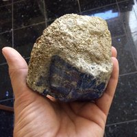 Roh Pyrit Rohstein Mit Poliertem Lapis 1.2Kg Roh Pyrit Rohstein Mit Poliertem Lapis 1.2Kg von GadsdenGem