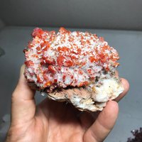 Vanadinit Auf Baryt Vanadinit Auf Baryt von GadsdenGem