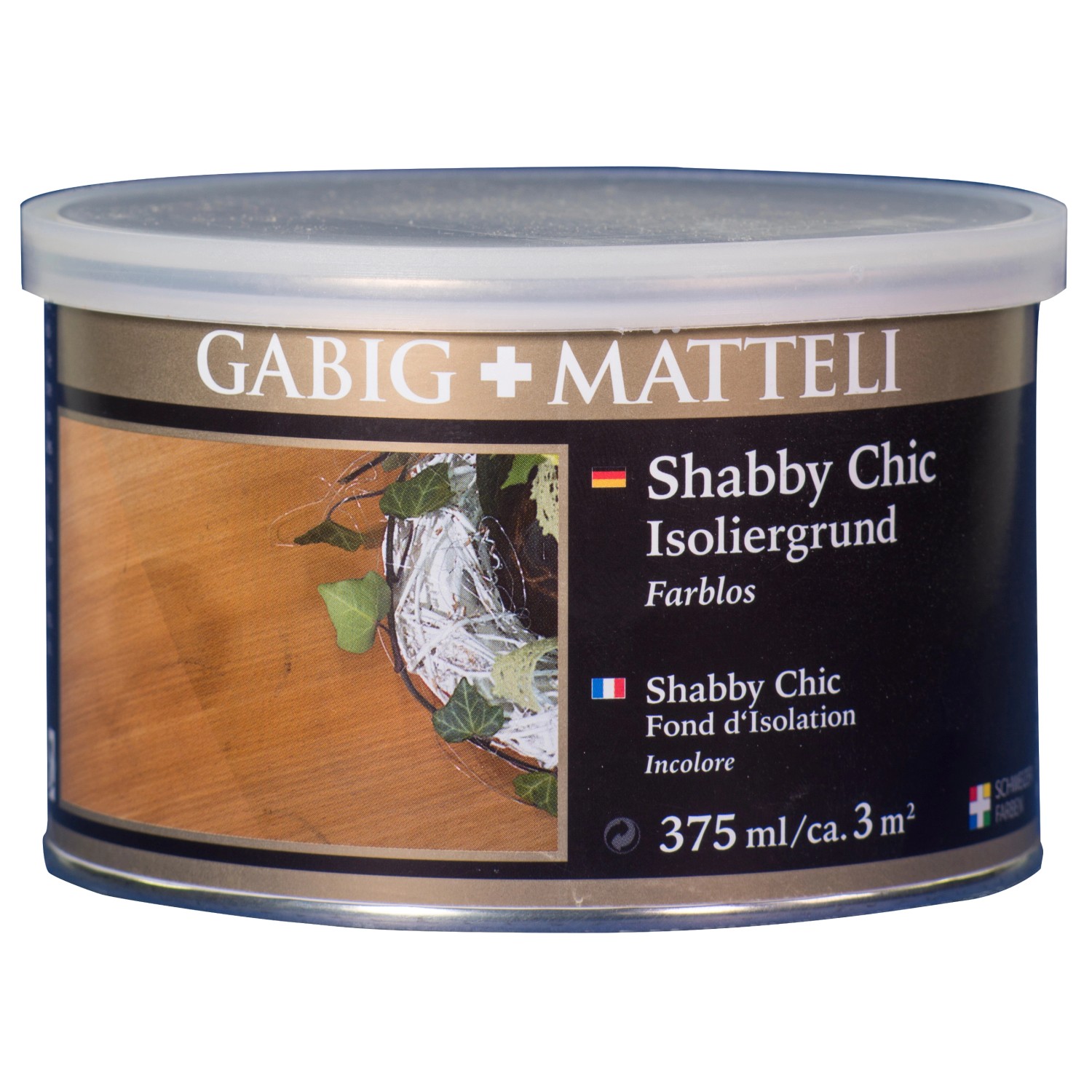 Gäbig+Mätteli Shabby Chic Isoliergrund transparent 375 ml von Gäbig+Mätteli