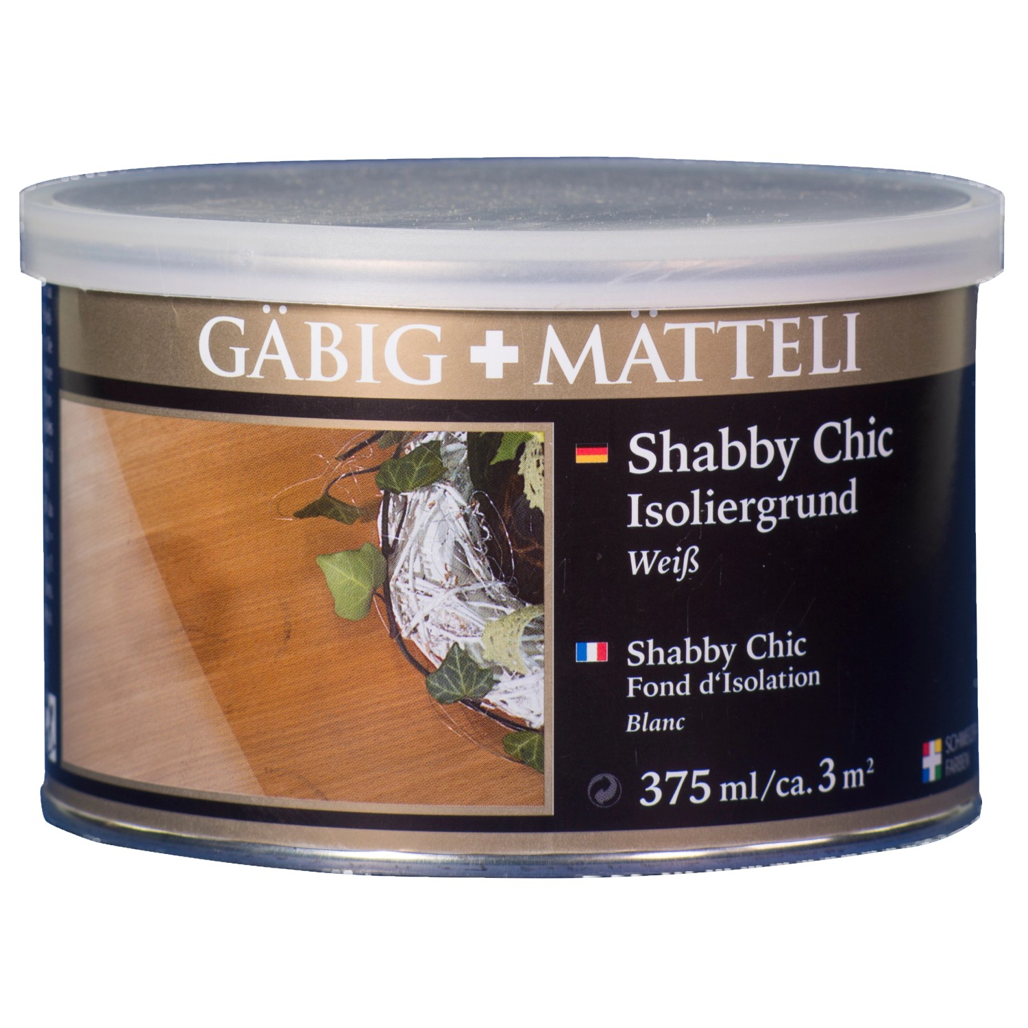 Gäbig+Mätteli Shabby Chic Isoliergrund weiß 375 ml von Gäbig+Mätteli