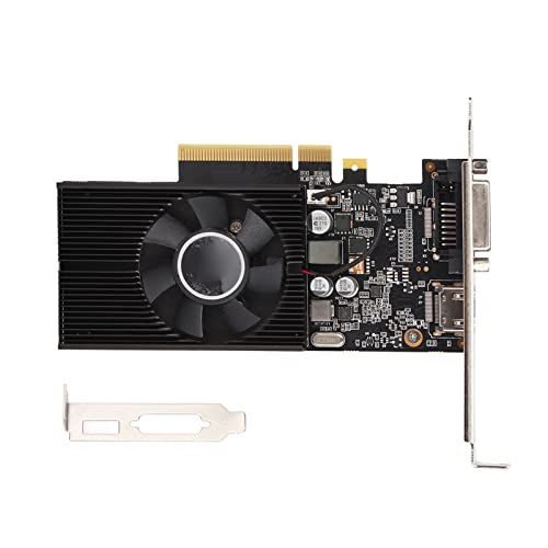 GT1030-4G D4 LP DDR4 Grafikkarte, 64bit Desktop Computer Grafikkarte - 4K Output 1152-1380MHz Schnittstelle PCI Express X16 / 3.0 X 4 Leise ＆ Kontinuierlich Effizientes Plug and Play (HDMI/DVI) von Gaeirt