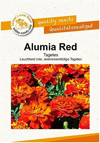 Blumensamen Alumia Red, Tagetes Portion von Gärtner's erste Wahl! bobby-seeds.com