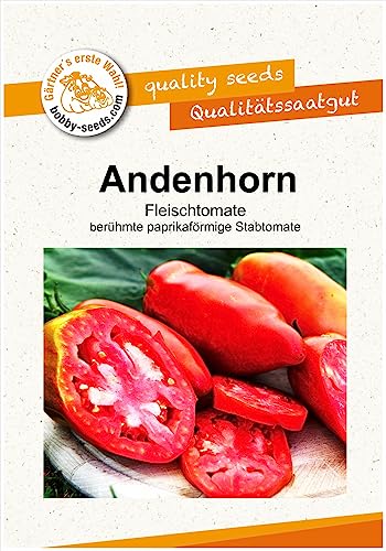 Andenhorn - Andine Cornue, Fleischtomate von Bobby-Seeds Portion von Gärtner's erste Wahl! bobby-seeds.com