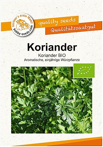 BIO-Kräutersamen Koriander Portion von Gärtner's erste Wahl! bobby-seeds.com