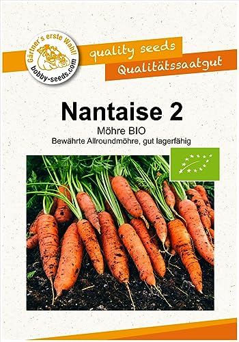 BIO-Möhrensamen Nantaise 2 Portion von Gärtner's erste Wahl! bobby-seeds.com
