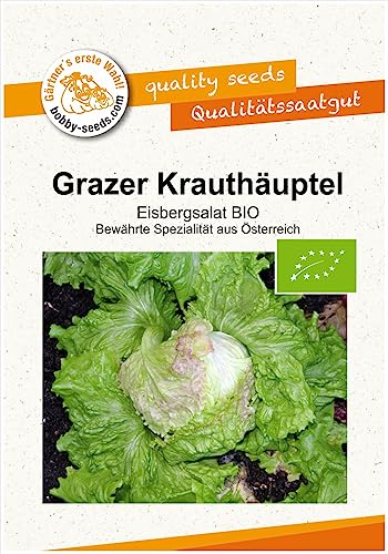 BIO-Salatsamen Grazer Krauthäuptel Eisbergsalat Portion von Gärtner's erste Wahl! bobby-seeds.com