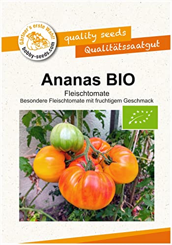 BIO-Tomatensamen Ananas BIO Fleischtomate Portion von Gärtner's erste Wahl! bobby-seeds.com