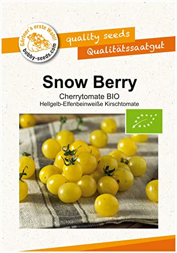 BIO-Tomatensamen Snow Berry BIO Cherrytomate Portion von Gärtner's erste Wahl! bobby-seeds.com