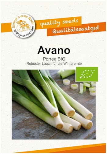 Bio-Gemüsesamen Avano Winter Porree Portion von Gärtner's erste Wahl! bobby-seeds.com