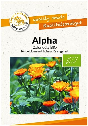 Blumensamen Alpha BIO Calendula Portion von Gärtner's erste Wahl! bobby-seeds.com