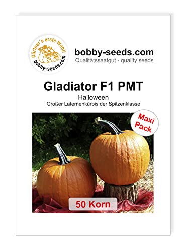 Bobby-Seeds Kürbissamen Gladiator PMT F1 50 Korn von Gärtner's erste Wahl! bobby-seeds.com