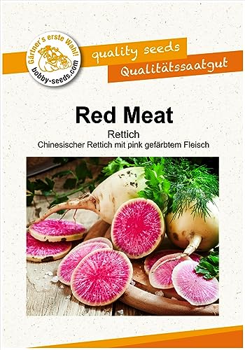 Gemüsesamen Red Meat, chinesischer Rettich Portion von Gärtner's erste Wahl! bobby-seeds.com