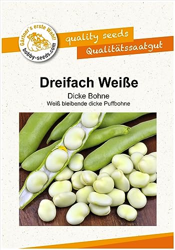 Bohnensamen Dreifach Weiße Puffbohne Portion von Gärtner's erste Wahl! bobby-seeds.com