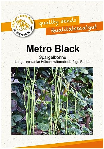 Bohnensamen Metro Black Spargelbohne Portion von Gärtner's erste Wahl! bobby-seeds.com