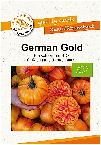 German Gold BIO Tomatensamen von Bobby-Seeds Portion von Gärtner's erste Wahl! bobby-seeds.com