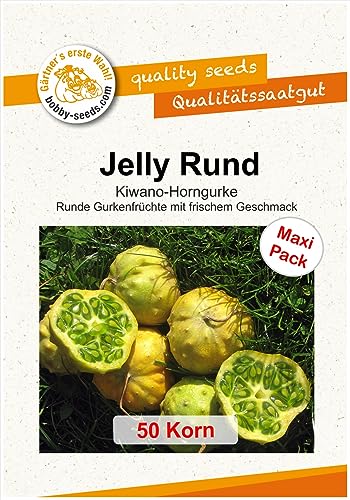 Gurkensamen Kiwano Jelly Rund 50 Korn von Gärtner's erste Wahl! bobby-seeds.com