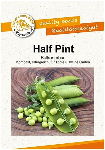 Erbsensamen Half Pint Balkonerbse Portion von Gärtner's erste Wahl! bobby-seeds.com