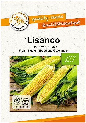 BIO-Gemüsesamen Lisanco Zuckermais BIO von Gärtner's erste Wahl! bobby-seeds.com