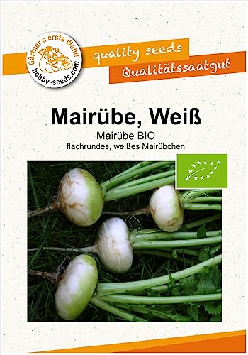 BIO-Gemüsesamen Mairübe Weiß Portion von Gärtner's erste Wahl! bobby-seeds.com