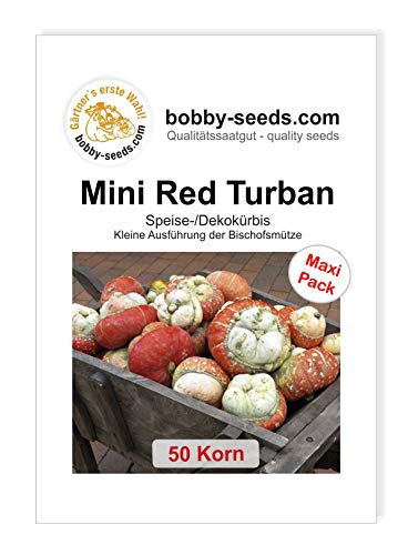 Mini Red Turban Bischofsmütze klein von Bobby-Seeds, 50 Korn von Gärtner's erste Wahl! bobby-seeds.com