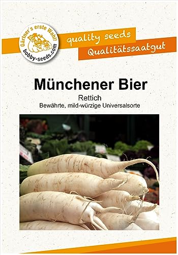 Gemüsesamen Münchener Bier, weißer Rettich Portion von Gärtner's erste Wahl! bobby-seeds.com