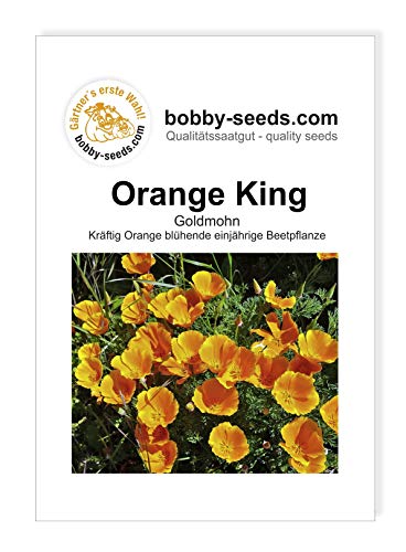 Orange King Goldmohn von Bobby-Seeds Portion von Gärtner's erste Wahl! bobby-seeds.com