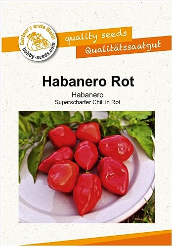 Paprikasamen Habanero Rot Chili Portion von Gärtner's erste Wahl! bobby-seeds.com