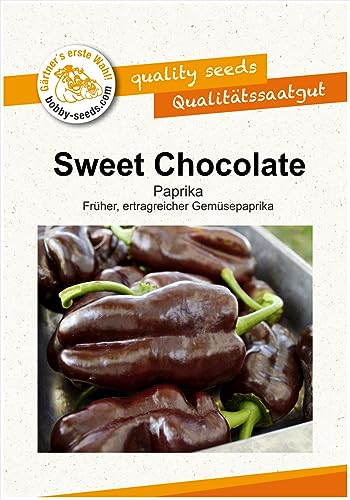 Paprikasamen Sweet Chocolate Portion von Gärtner's erste Wahl! bobby-seeds.com