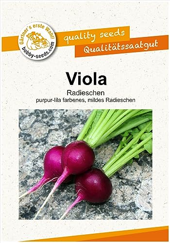Radieschensamen Viola Portion von Gärtner's erste Wahl! bobby-seeds.com