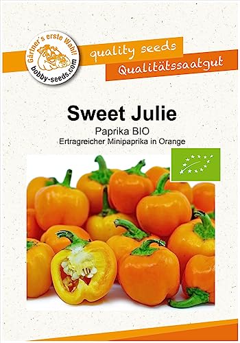 BIO-Paprikasamen Sweet Julie Portion von Gärtner's erste Wahl! bobby-seeds.com