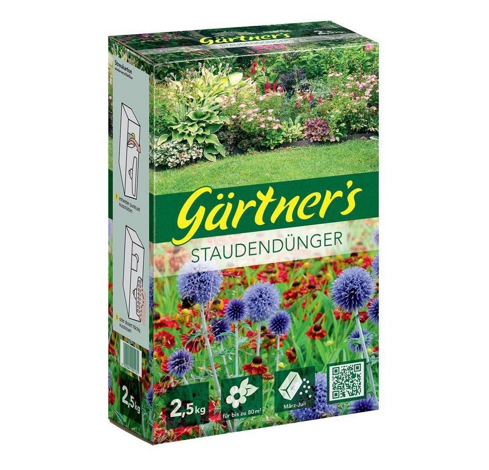 Gärtner's Gartendünger Staudendünger 2,5 kg Dünger für Stauden von Gärtner's