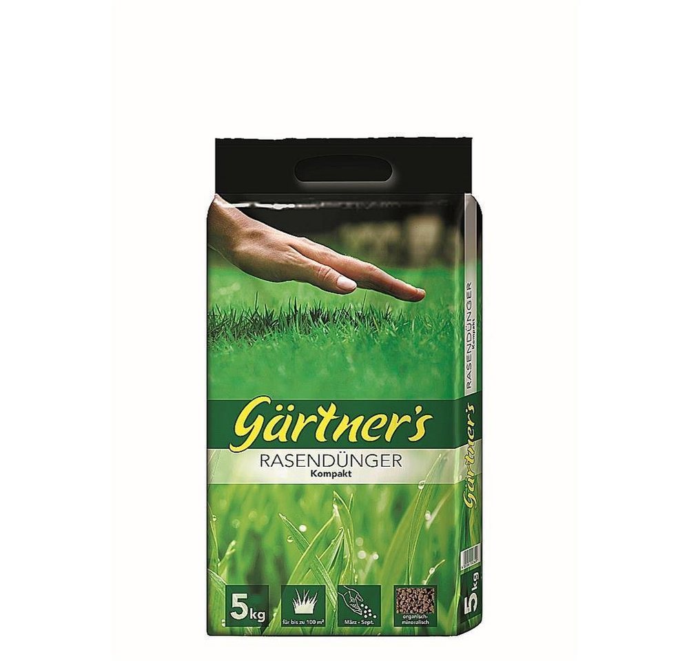 Gärtner's Rasendünger Rasenlangzeitdünger Kompakt 5 kg von Gärtner's