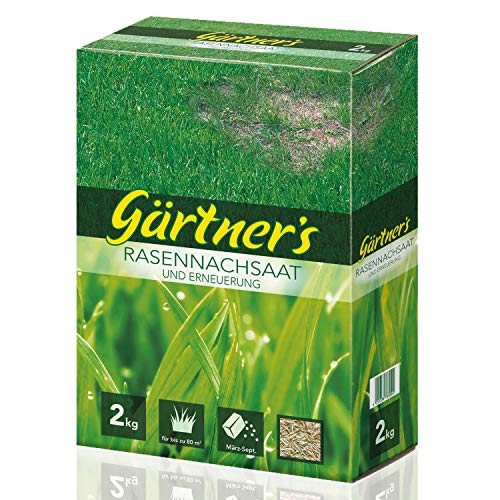Gärtner’s Rasensamen Rasennachsaat & Erneuerung 2 kg von Gärtner's
